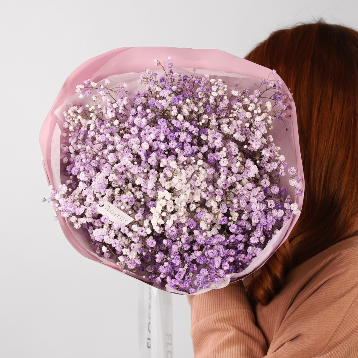 Букет сиреневой гипсофилы